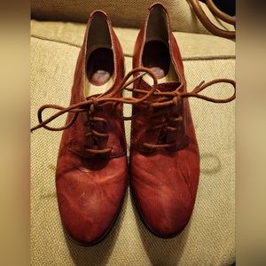 Frye women's leather lace shoes